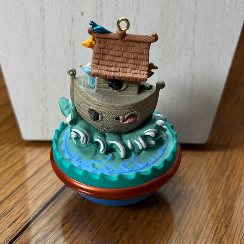 Hallmark Noah’s ark ornament. Signed